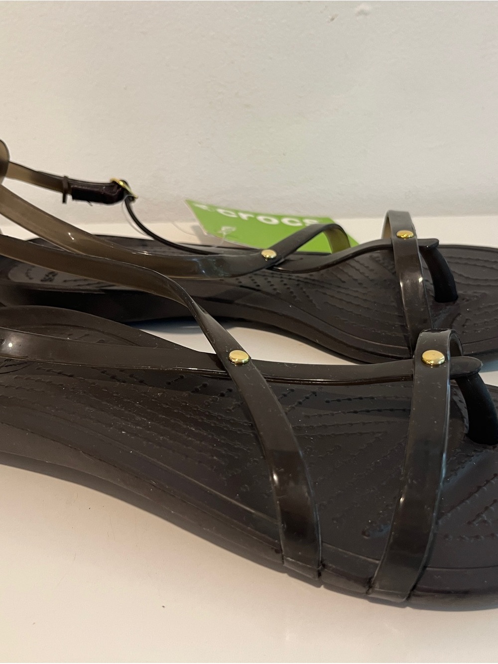 Crocs Really Sexi Strappy Sandals Jelly Flip Flops - Womens 8 - Picture 3 of 5